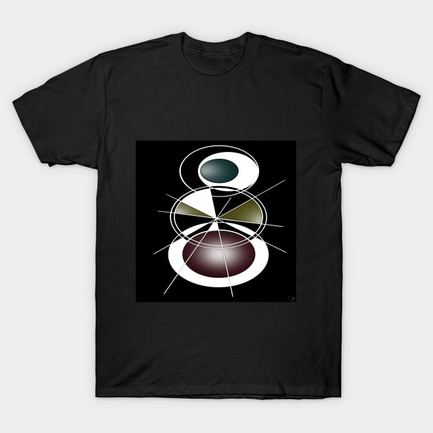 Warped Moon Cycle T-Shirt by MayGreenAbgrall